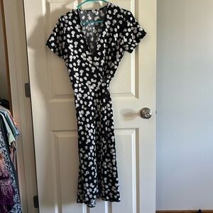 Shein Daisy Wrap Dress